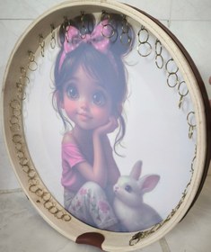 تصویر دف کودک (دخترو خرگوش) valisesina