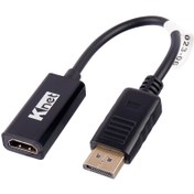 تصویر تبدیل Display Port به HDMI کی نت مدل K-CODP2HD2 V-net V-COMDP2HD Mini Display to HDMI Converter