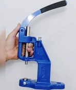 تصویر پرس دستی فک بلند برند پرس ماک اصلی تولید ترکیه مخصوص پانچ انواع دکمه های پولکی 