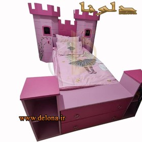 تصویر جدیدترین تخت خواب دخترانه قصر باربی 