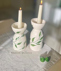 تصویر ست پذیرایی برگ سبز 