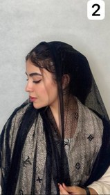 تصویر شال گیپور لبه دوزی - ۲ Shal gipor labe dozi