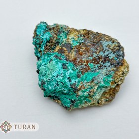 تصویر سنگ راف مالاکیت طبیعی 143 گرم 