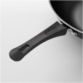 تصویر ماهی تابه ووک ایکیا مدل TOLERANT خط و خش دار iKEA TOLERANT WOK FRYING PAN