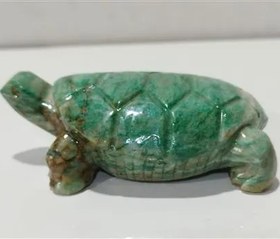 تصویر مجسمه لاکپشت یشم قدیمی 