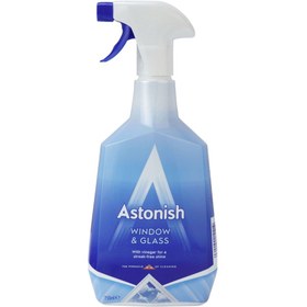 تصویر اسپری شیشه پاک کن انگلیسی آستونیش Astonish window and glass cleaner حاوی عصاره لیمو 750 میل 