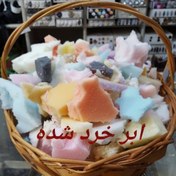 تصویر ابر خرد شده سبک و نرم رنگی با کیفیت عالی برای پر کردن بالشت متکا کوسن عروسک مبل پاف 