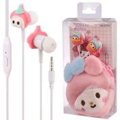 تصویر هندزفری سیمی مای ملودی مدل QL-517M فانتزی با کیس محافظ 