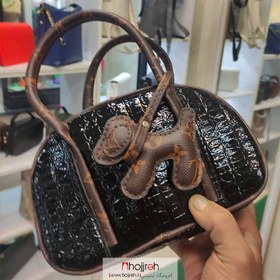 تصویر کیف دستی و دوشی دخترانه طرح lv لویی ویتون Louis Vuitton مشکی کد HK65 