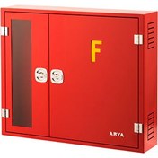 تصویر جعبه آتش نشانی دوکابین (سمت کپسول بدون طلق) 