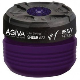 تصویر اسپایدر وکس آگیوا مدل HEAVY HOLD شماره 1 حجم 175 میل AGIVA HAIR STYLING SPIDER WAX #1 HEAVY HOLD