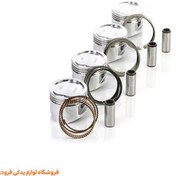 تصویر رینگ پیستون کامل استاندارد پیکان | برند ایساکو | کیفیت اصلی 