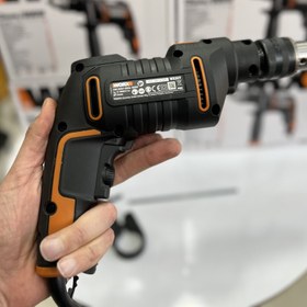 تصویر دریل چکشی 600 وات ورکس با پک کامل وسایل مدل WX317.3 WORX WX317 corded impact drill