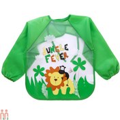 تصویر پیشبند کودک ضدآب سبز جنگل 