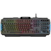 تصویر کیبورد سیم دار گیمینگ فنتک مدل FANTECH HUNTER PRO K511 FANTECH HUNTER PRO K511 RGB Wired Gaming Keyboard