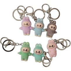 تصویر جاکلیدی لبوبو طرح پرزی ساده 