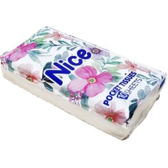 تصویر دستمال کاغذی جیبی دولایه نایس بسته 10 عددی 