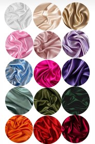 تصویر کرلینگ ریبن |فر مو بدون حرارت و آسیب ساتن ابریشم ژاپن درجه یک ماندگاری بالا - بژ 