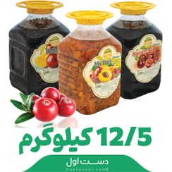 تصویر ترشک دبه ای زردآلو زرین باغ 12.5کیلویی Apricot Sorrel