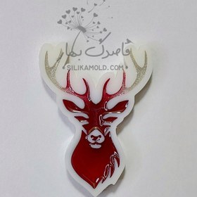 تصویر قالب سیلیکونی رزین مدل حیوانات طرح گوزن کوهی کد 02 Accessory model resin silicone mold