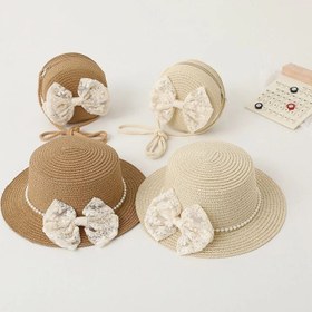 تصویر کیف و‌کلاه حصیری 