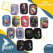 تصویر جامدادی کتابی دیزینی یونیفای کد 6010 