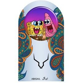 تصویر پیکسل ابیگل طرح انیمیشن باب اسفنجی و پاتریک مدل SpongeBob کد 004 