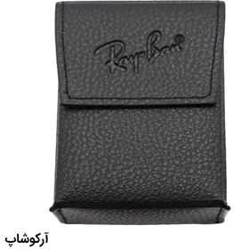 تصویر پک و قاب اورجینال عینک برند ریبن Ray-Ban با تمام تجهیزات (برای عینک تاشو) مدل 992652 