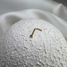 تصویر پیرسینگ بینی ال (L) سایز 2mm کد 307 