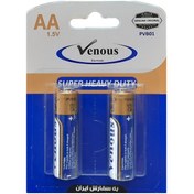 تصویر باتری قلمی ونوس مدل PVB01 بسته 2 عددی ا Venous PVB01 1.5V Battery Venous PVB01 1.5V Battery