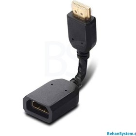 تصویر تبدیل چرخشی سیم دار HDMI به HDMI نری 