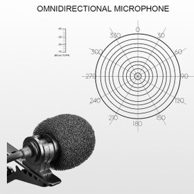 تصویر میکروفون یقه ای COMICA CVM-V01SP COMICA CVM-V01SP