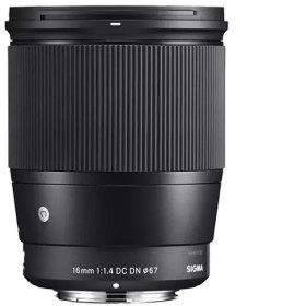 تصویر لنز سیگما Sigma 16mm F/1.4 DC DN Art Lens For Sony E 