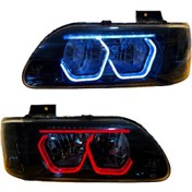 تصویر چراغ جلو اسپرت جمع ساز مدل هگزا 3D ریموت دار 