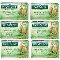 تصویر صابون پالمولیو ۱۷۰ گرم عصاره آلوئه ورا و روغن زیتون – باکس ۶ عددی – Palmolive soap moisture care 