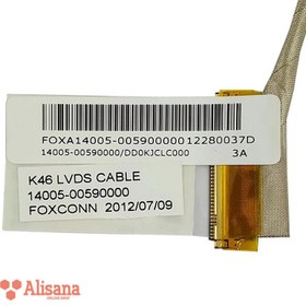 تصویر فلت تصویر لپ تاپ ایسوس Asus K46 -14005-0059000 فشاری 