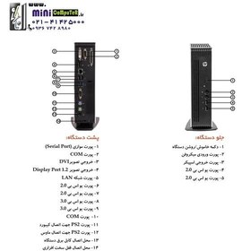 تصویر تین کلاینت اچ پی مدل T610-T56 HP T610-T56 Flexible Thin Client