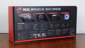 تصویر خنک کننده مایع پردازنده ایسوس مدل ASUS ROG RYUO III 360 ARGB(استوک) 