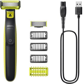 تصویر ماشین اصلاح فیلیپس مدل QP2824 ضد آب با تیغه استیل و تکنولوژی برش مستقیم 