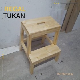 تصویر چهار پایه چوبی کد- 003 