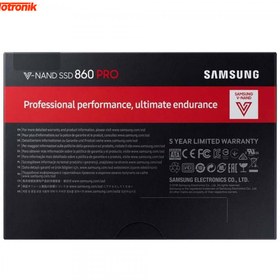 تصویر حافظه SSD اینترنال سامسونگ مدل 860 pro ظرفیت 256 گیگابایت ا Samsung 860 pro Internal SSD Drive - 256GB Samsung 860 pro Internal SSD Drive - 256GB
