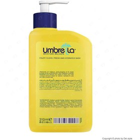 تصویر ژل شستشو صورت آمبرلا حاوی اسانس لیمو حجم 310 میل Umbrela Face Wash Daily Refresh Get Energized 310 ml