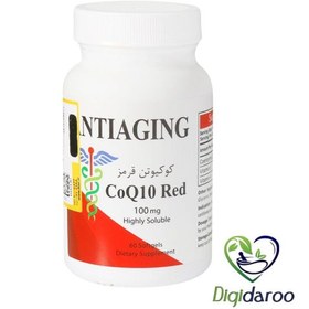 تصویر سافت ژل کوکیوتن قرمز ۱۰۰ میلی گرم آنتی ایجینگ 30 عدد ا Antiaging CoQ10 Red 100 mg 30 Softgels Antiaging CoQ10 Red 100 mg 30 Softgels