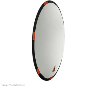 تصویر آینه محدب فریم دار شیشه ای قطر 80 
