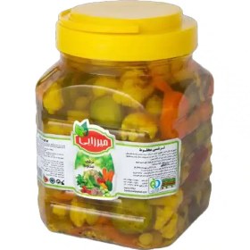 تصویر ترشی مخلوط 2 و نیم کیلویی میرزایی 