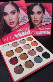 تصویر پلت سایه چشم 16 رنگ huda beauty 