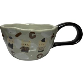 تصویر ماگ سرامیکی دفرمه دست ساز 