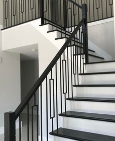 تصویر نرده فلزی ارشا (کد 139) - بیرنگ َArsha Metal Baluster staircase (code 139)