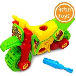 تصویر موتور کراس فکری آتا تویز ۶ تکه مناسب کودک و خردسال 