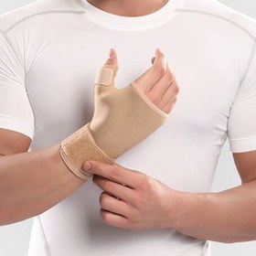 تصویر مچ کف بند نئوپرنی شست دار پاک سمن Paksaman Neoprene Wrist And Thumb Support